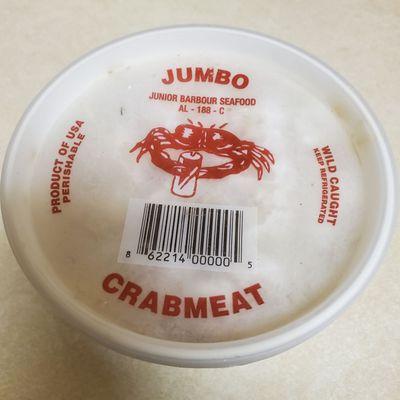 Jumbo crabmeat wild caught  USA