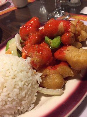 sweet and sour shrimp