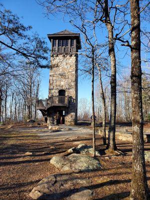 The fire lookout tower - Original build in 1934 - 35. Restored in 2015