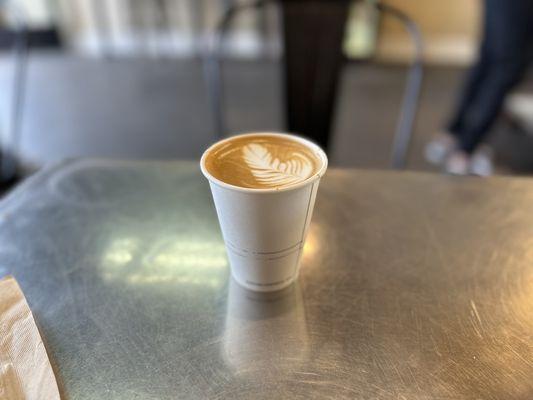 Beautiful quad shot honey vanilla latte!