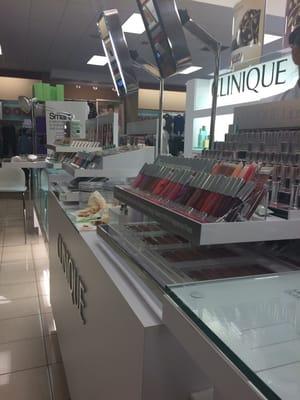 Clinique rep. Elizabeth. Come in for a free makeup session for your special occasions. And buy the products too!!