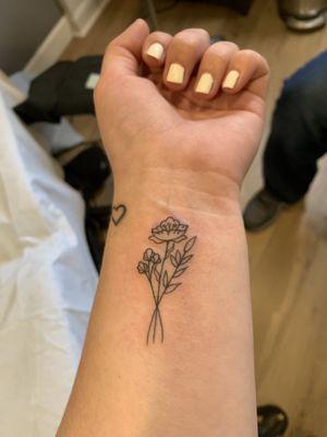 Poppy Flower Tattoo