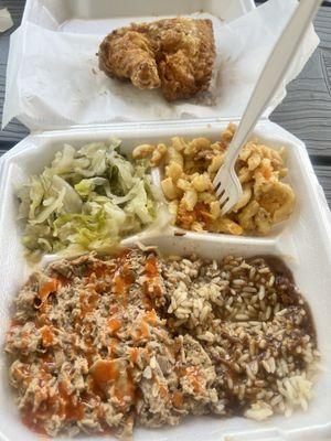 "Chicken & Chitlin" plate