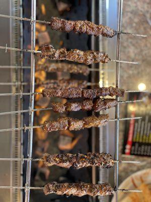 Beef and lamb skewers!