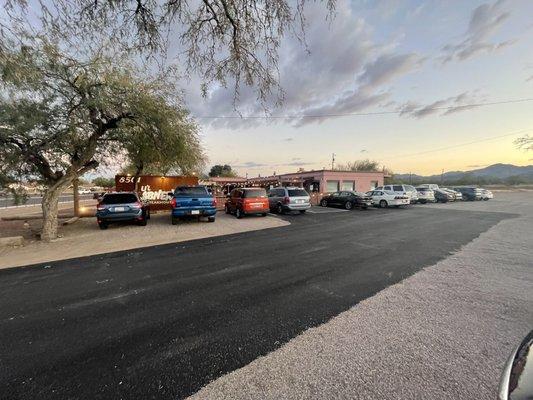 New parking lot! I wonder who did it! Looks awesome