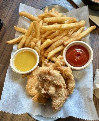 Chicken tenders and fries, Sept 2024.