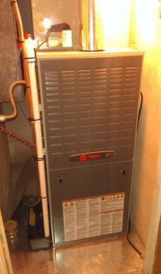 Trane furnace installed by ACS