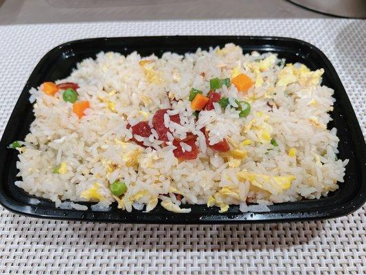 Egg and Chinese Sausage Fried Rice