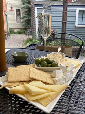 Three cheese board. You choose your selection