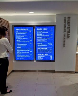 Menu board