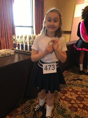 1st place at her 1st Feis!