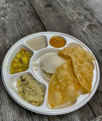 breakfast thali plate