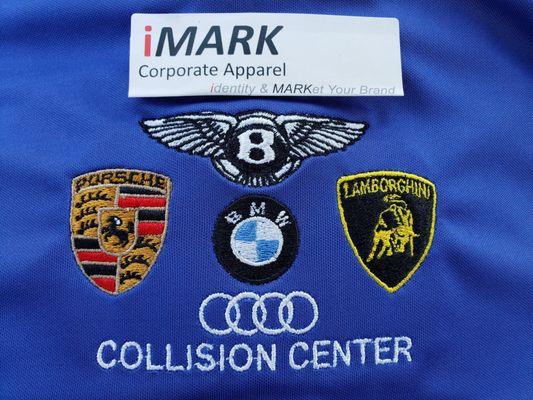 Embroidered Car logos