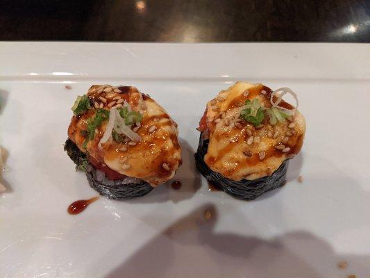 UNI-TORO MAKI - Spicy Toro Maki with Caramelized Uni  It was mind blowing!