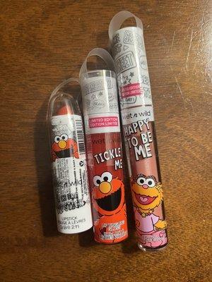 Wet n' Wild Sesame Street Line ($1.25 each)