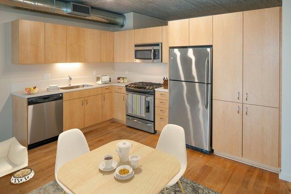 Lighter color scheme kitchen