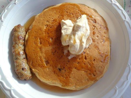 Carrot Cake Pancake with Maple Cream Cheese