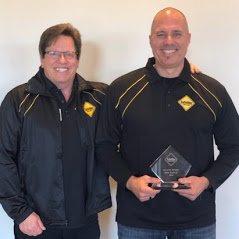 Our owner Rick Nussle with Instructor of The Year, Cinco Ranch instructor Don Hance!