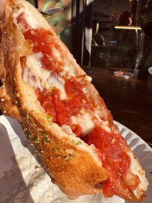 A slide of heaven.... Italian Stromboli.