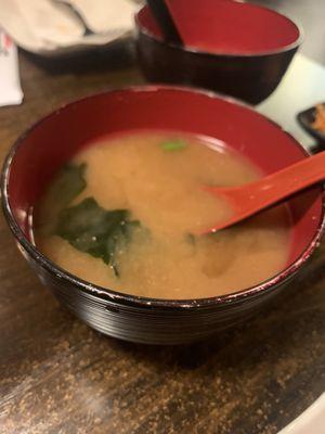 Miso soup!