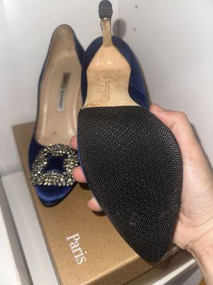 Manolo resole and heel cap replacement