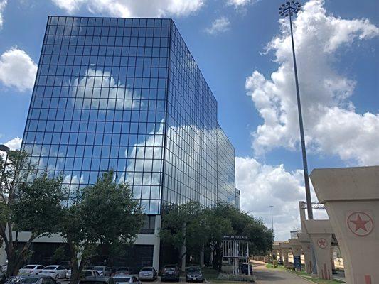 Our NEW office building is located @ 8390 LBJ Freeway, Dallas, TX 75243