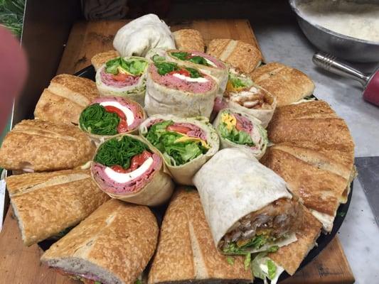 Wrap & panini platter