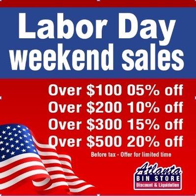 Labor Day Special! With Target and Home Depot Trucks!