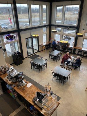 Nice, spacious counters and dining area!