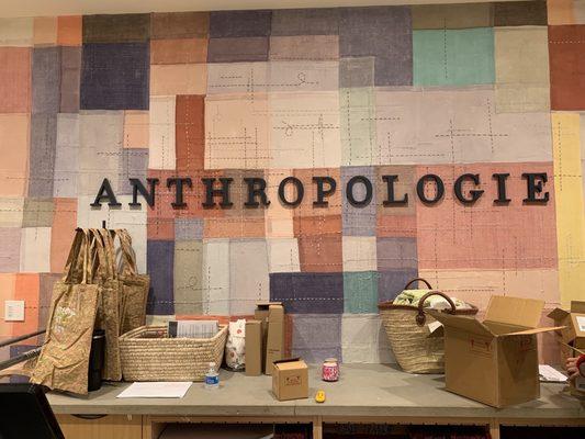 Anthropologie sign