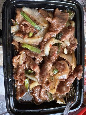 Mongolian beef