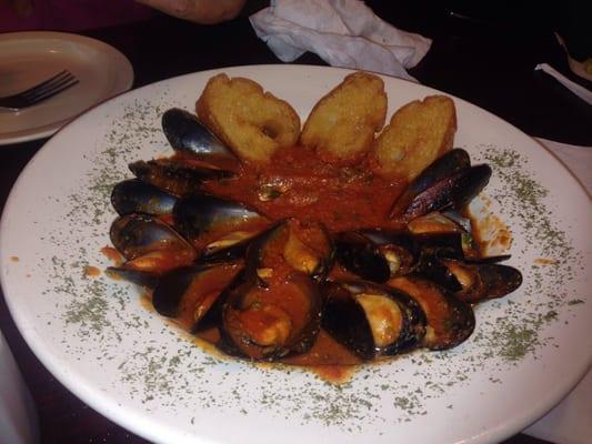 Mussels!  Yum