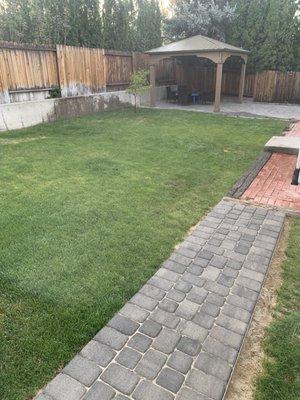 Pavers and gazebo installation!