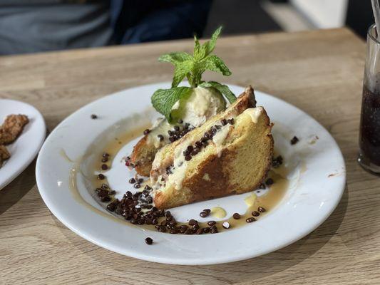 Cookie Dough Stuffed French Toast