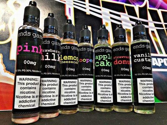 #EndsGame is now available! HUGE 60ml bottles, 7 delicious flavors, amazingly low price, just $18