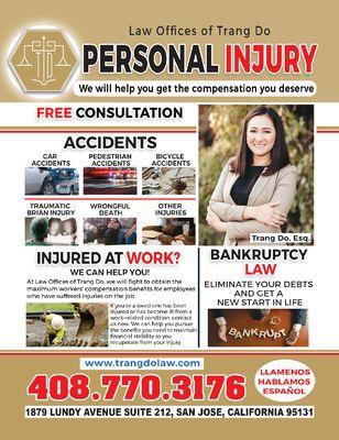 Personal Injury, Workers Compensation, and Bankruptcy Lawyer