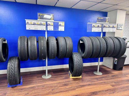 Selection of tires you can view