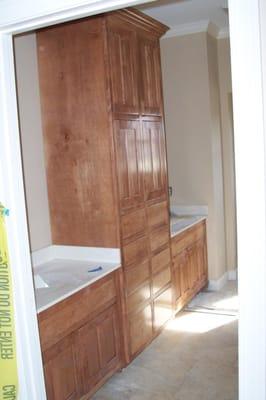 Maple Cabinets Master Bath