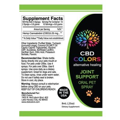 We offer CBD for Pets, this formula is for Joint Support in all of our animal friends.