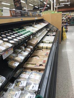 Prepackaged deli area