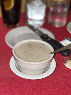 Cream of mushroom soup