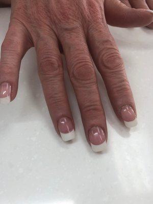 Lovely French manicure by Twee! Go visit these ladies!