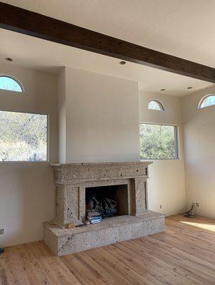 Interior ceiling and wall painting