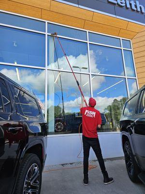 Advance Window Cleaning.