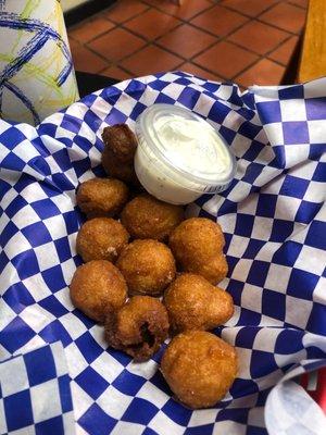 Mushrooms with a side of ranch