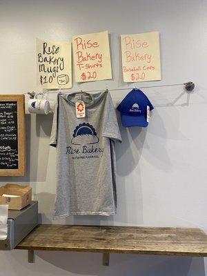 Rise bakery merchandise