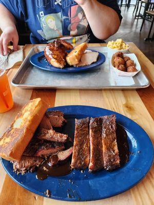 Brisket and ribs