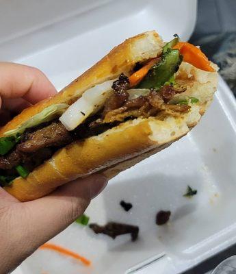 Grilled  Pork Banh Mi