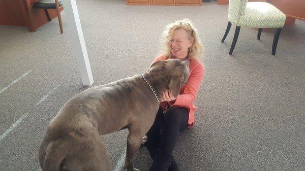 Lori having fun with Blu Antczak!!!!!