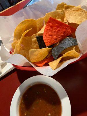 Good chips and salsa!